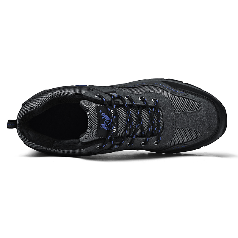 Men's Comfy Lightweight Waterproof Breathable Hiking Shoes Orthopedic Support Sneakers for Foot Pain