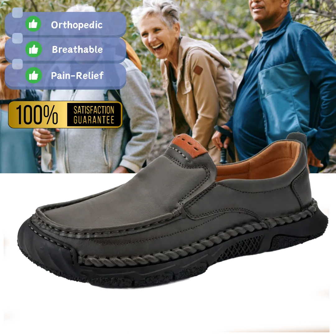 Limited Time Sale 70% OFF-Men’s Handmade Premium Leather Slip On Shoes