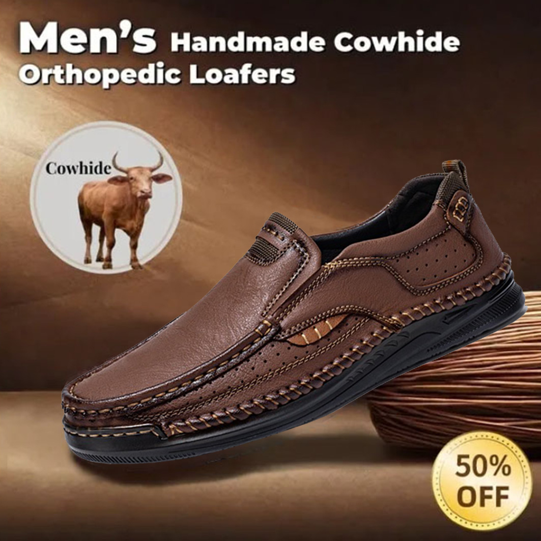 ⏰ Last day! 60% off 🔥 - Men's arch support, soft-soled slip-on shoes