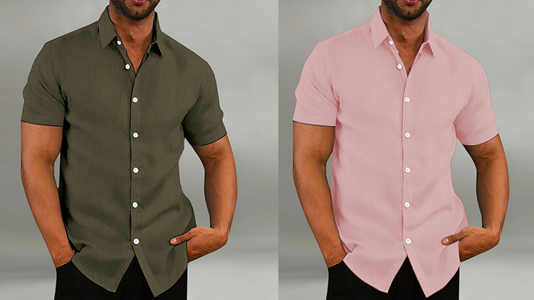 (Buy one get one free for new products) 2025 Men's casual breathable shirt