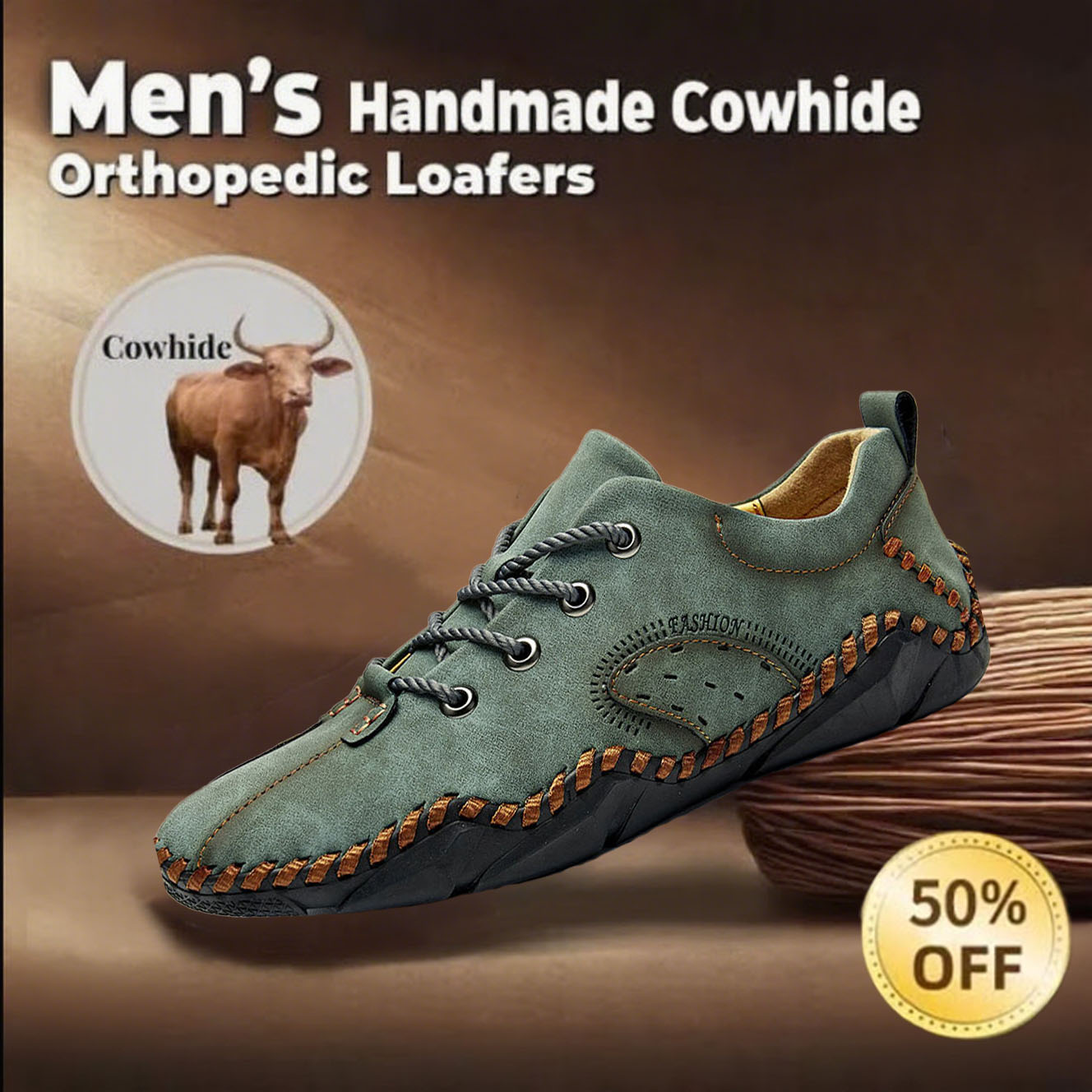 🔥Today 70% OFF🔥Men's Arch Support & Breathable and Light & Non-Slip Shoes