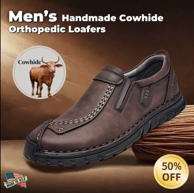 ⏱️50% off - 2025 Newest Men's Orthopedic Leather Loafers