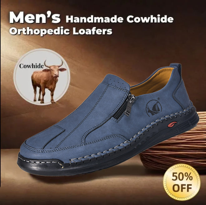 ⏰ 50% off - 2025 Newest Men's Orthopedic Leather Loafers