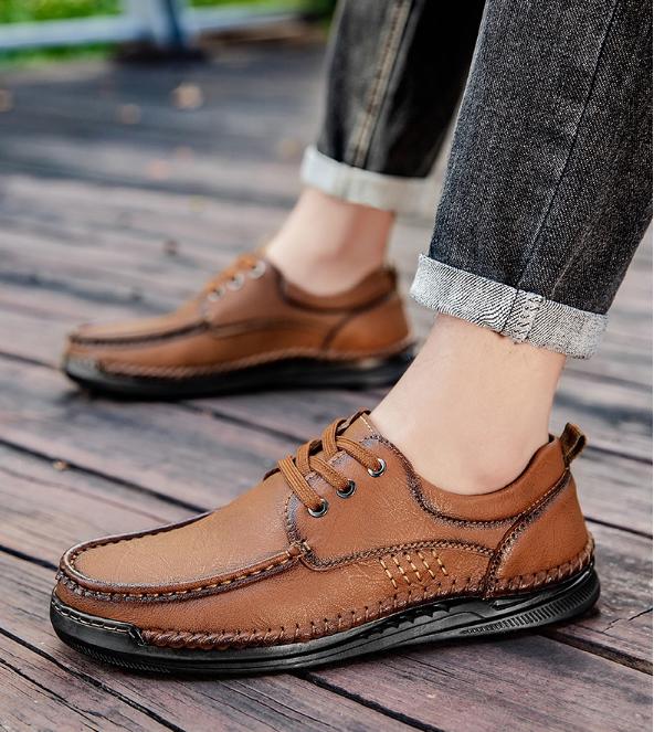 🔥Last day for 50% off!🔥 Men's comfortable, non-slip, corrective soft-soled leather shoes