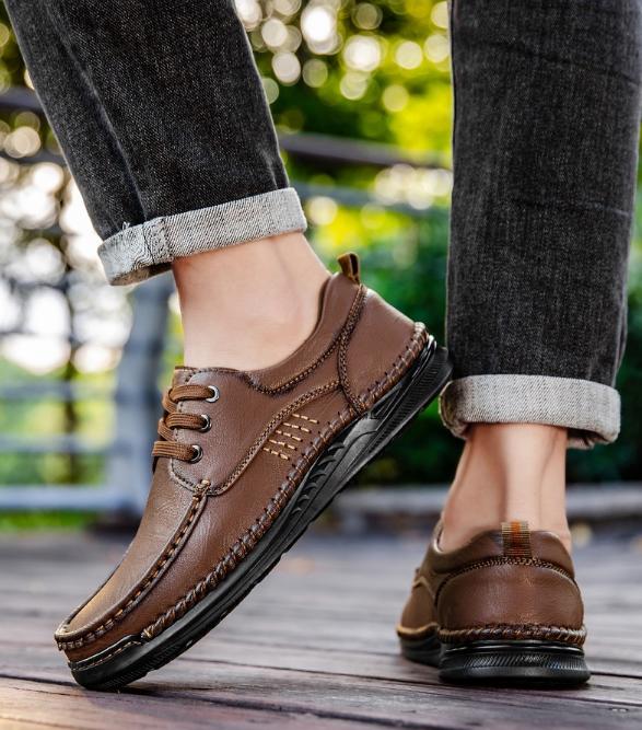 🔥Last day for 50% off!🔥 Men's comfortable, non-slip, corrective soft-soled leather shoes