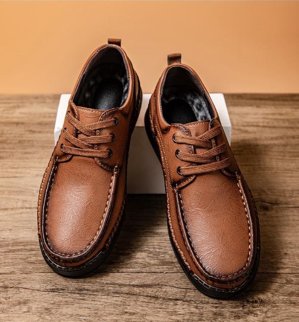 🔥Last day for 50% off!🔥 Men's comfortable, non-slip, corrective soft-soled leather shoes