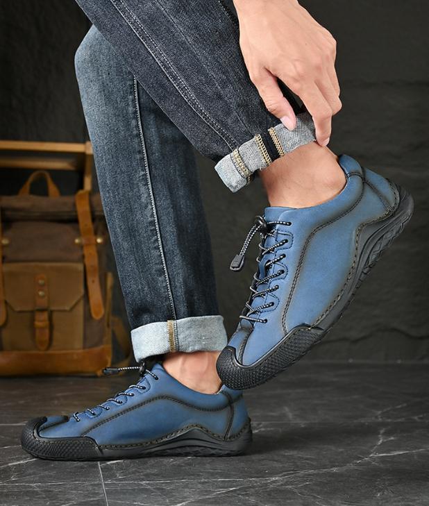 🔥Last day! 50% off!🔥 Men's comfortable, non-slip, corrective outdoor leather shoes