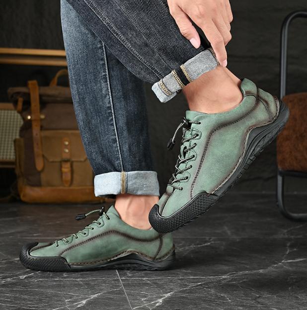 🔥Last day! 50% off!🔥 Men's comfortable, non-slip, corrective outdoor leather shoes