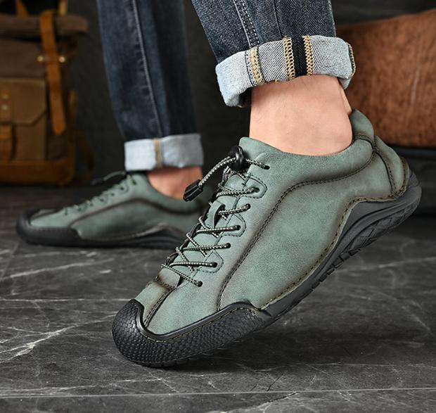 🔥Last day! 50% off!🔥 Men's comfortable, non-slip, corrective outdoor leather shoes