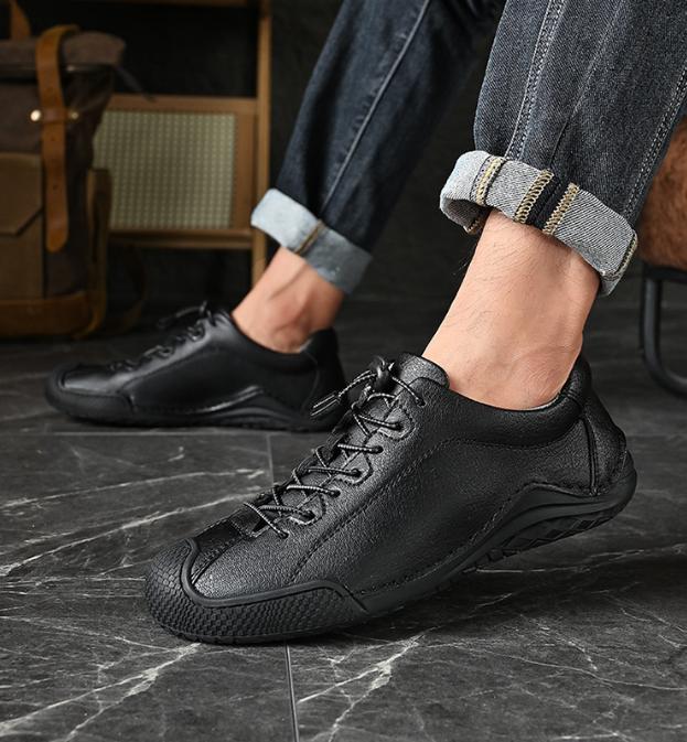 🔥Last day! 50% off!🔥 Men's comfortable, non-slip, corrective outdoor leather shoes