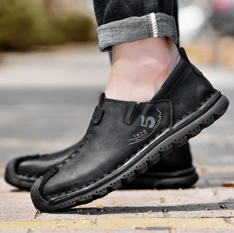 ⏰ Last day! 60% off 🔥 Men's handmade genuine leather slip-on loafers