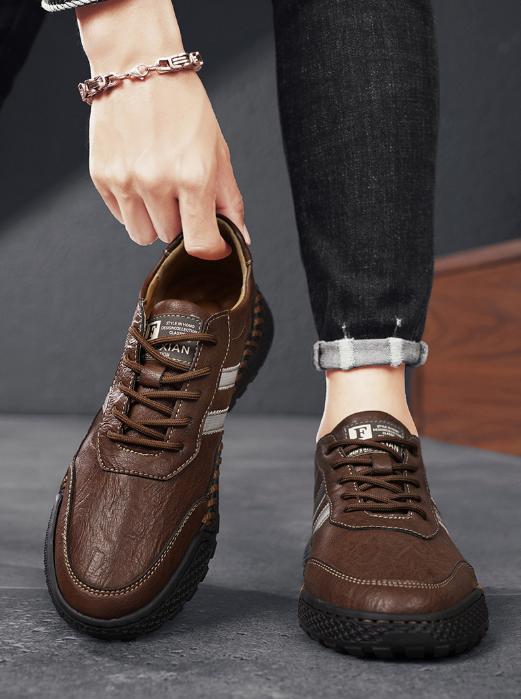 Last day for 60% off! 🔥⏱️ New Arrival ⏱️🔥 Men's Genuine Leather Orthopedic Casual Shoes