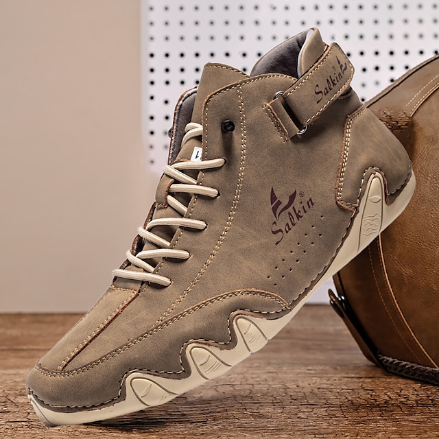 🔥On This Week Sale 70% OFF🔥Men's Handmade Leather Orthopedic Shoes - Improve Posture and Get Rid of Painless Walking & Driving