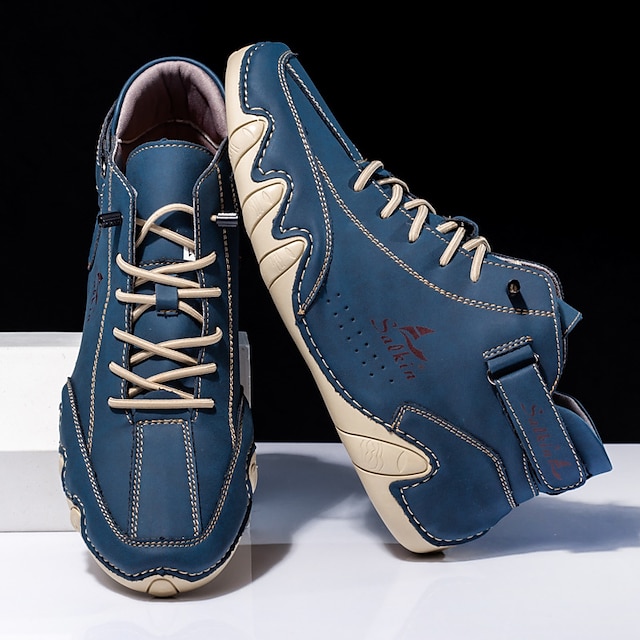 🔥On This Week Sale 70% OFF🔥Men's Handmade Leather Orthopedic Shoes - Improve Posture and Get Rid of Painless Walking & Driving