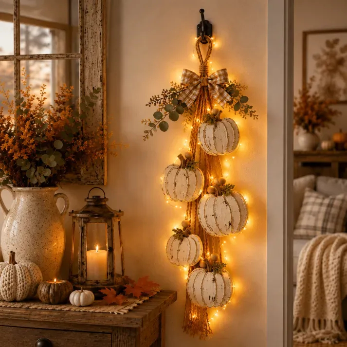 🍂🤎Hanging Heart Wall Decor