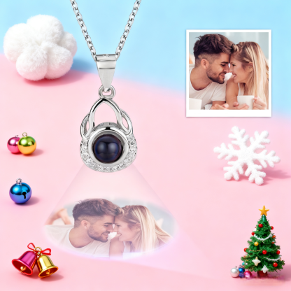 Personalized Projection Necklace Cute Bag Photo Necklace