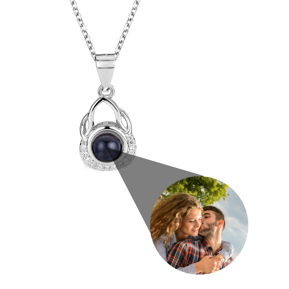 Personalized Projection Necklace Cute Bag Photo Necklace