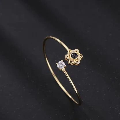 Custom Projection Bracelet Personalized Photo Bracelet Heart Jewelry Gift for Her