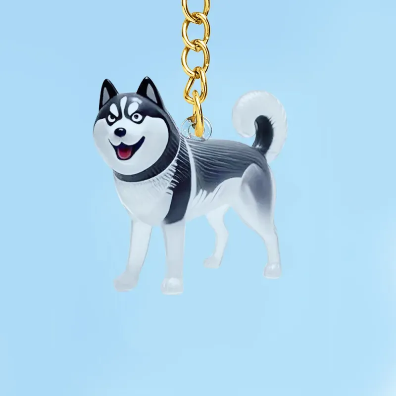 Dog Hair Collector Keychain Bag Charm Memorial Storage Box without Text Sentimental Perfect for Storing Pet Hair Gift for Dog Lovers