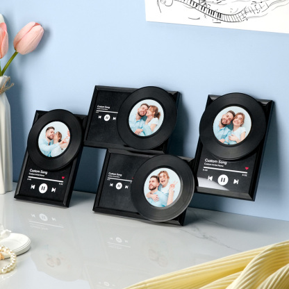 Personalized NFC Vinyl Record Music Photo Wall Decor Gifts for Lover