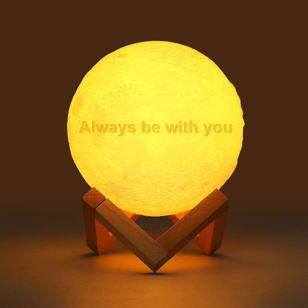 Custom 3D Printed Photo Lunar Light Moon Lamp Perfect Christmas Gift for Family