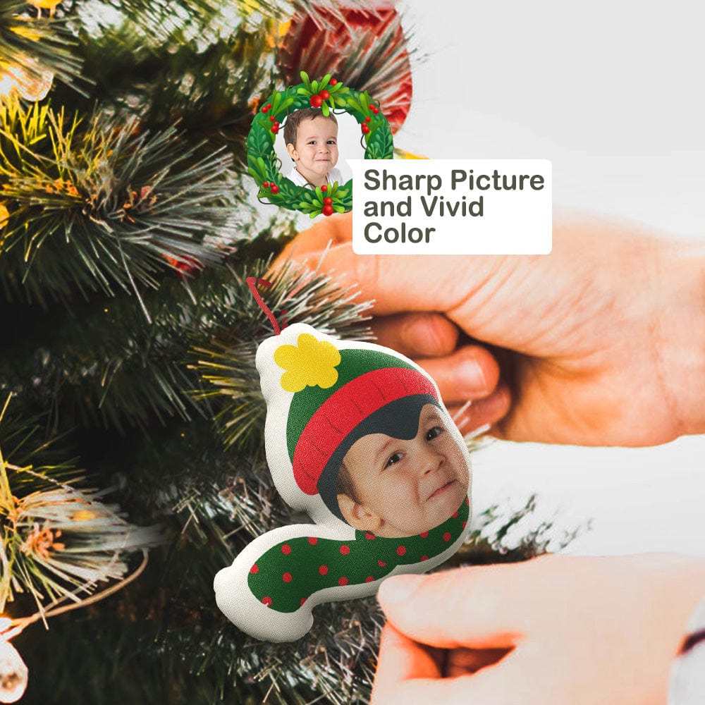 Custom Christmas Ornament Hanging Doll Decoration for Funny Christmas Gift 3 Pcs