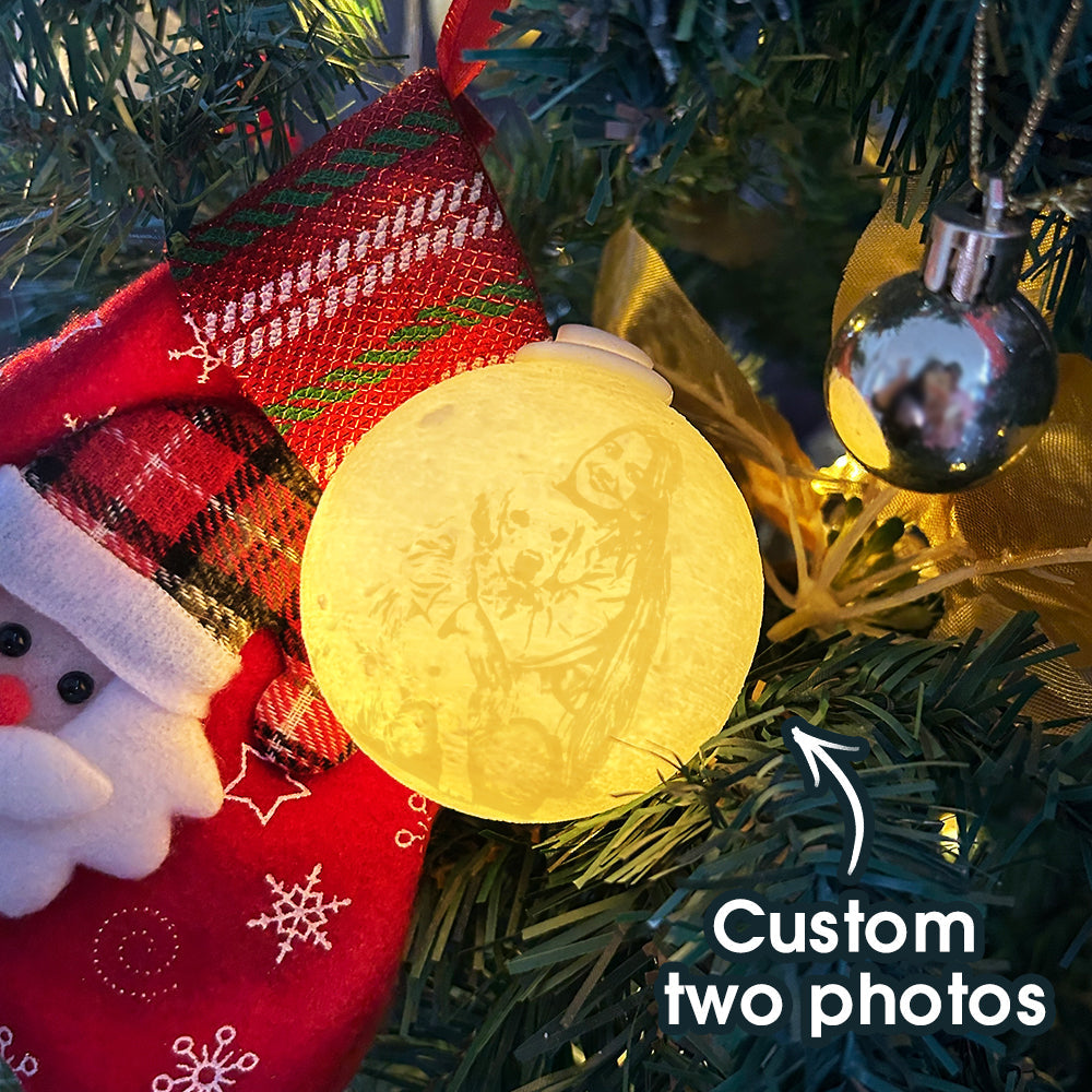 Custom 3D Printed Christmas Ornament Personalized Christmas Tree Ornament Ball