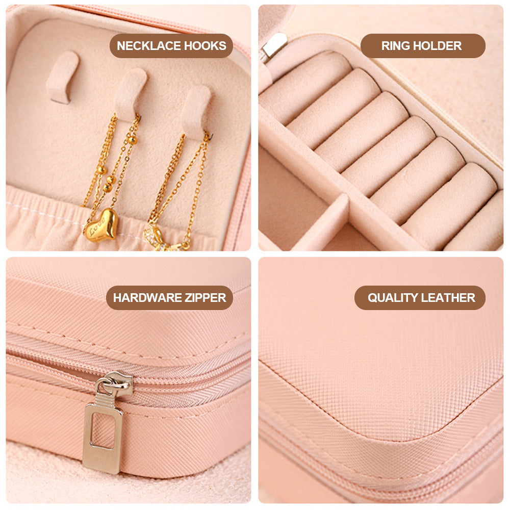 Personalized Birth Flower Jewelry Box Custom Jewelry Organizer Storage Gift for Her