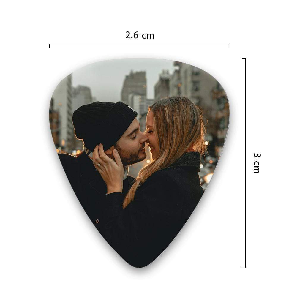 Personalized Guitar Pick with Photo for Musicians Customized for Boyfriend 12pcs