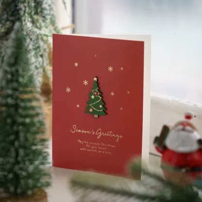 Christmas Greeting Cards with Envelopes (100*140mm)