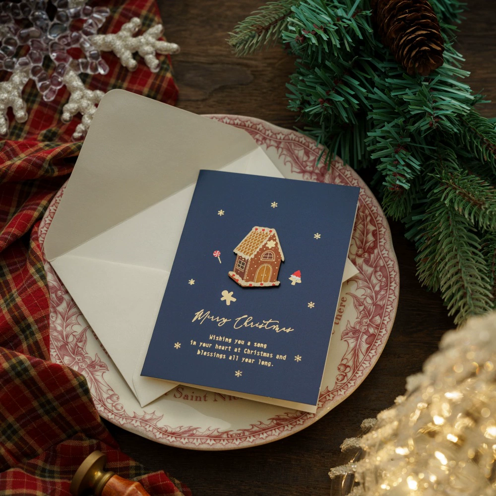 Christmas Greeting Cards with Envelopes (100*140mm)