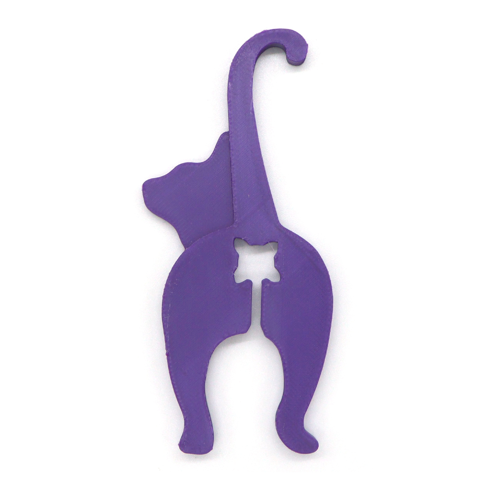 Funny Cat Butt Bread Clip: 3D Printed Reusable Bag Sealer