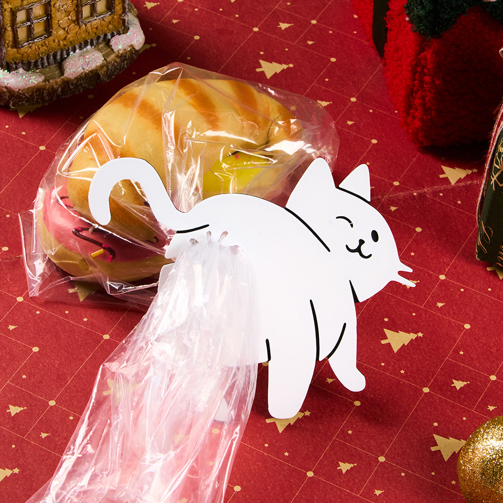 Funny Cat Butt Bread Clip: 3D Printed Reusable Bag Sealer