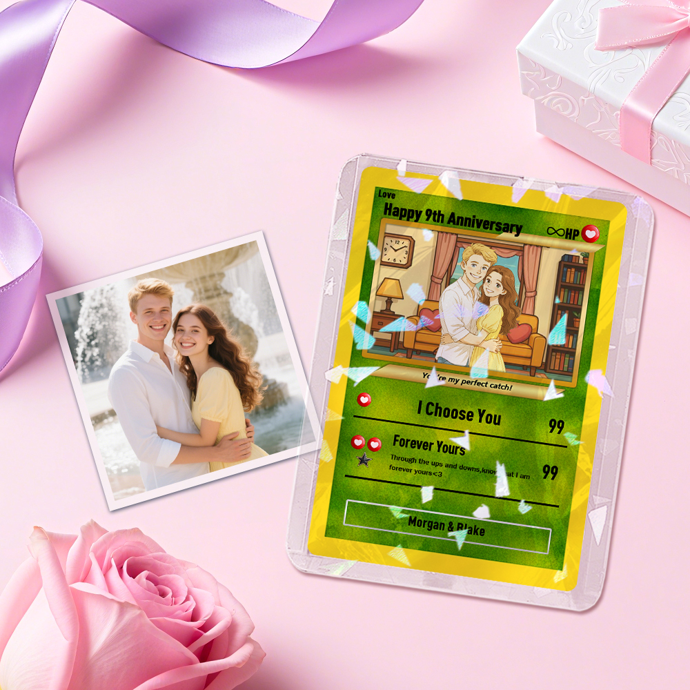 Valentine's Day Gift Poke Card Custom Poke Card Gift For Couple Custom