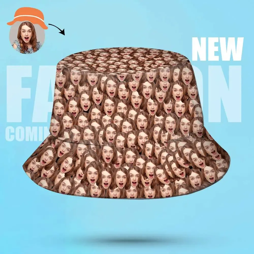 Custom Bucket Hat Unisex Outdoor Summer Cap Hiking Beach Sports Hats Gift for Lover Multiple Styles