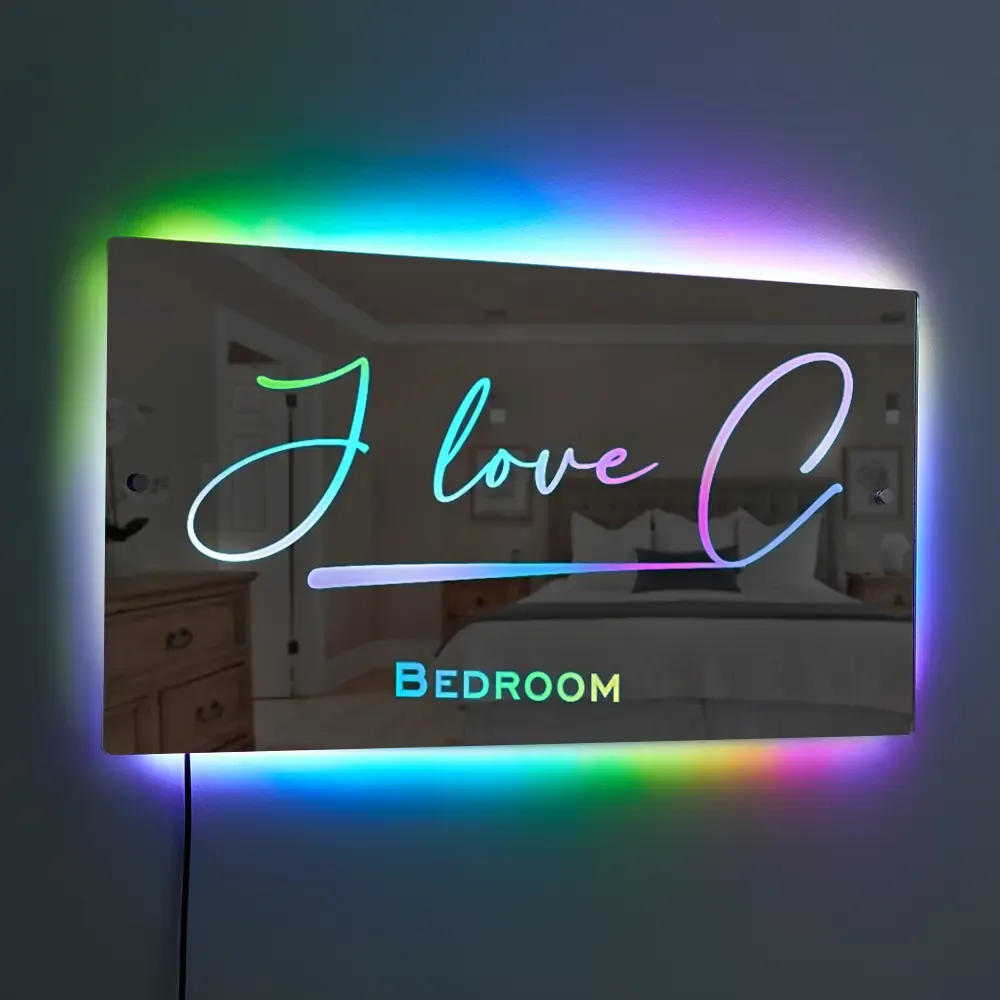 Hot Sale Personalised Name Mirror - Light Up Mirror