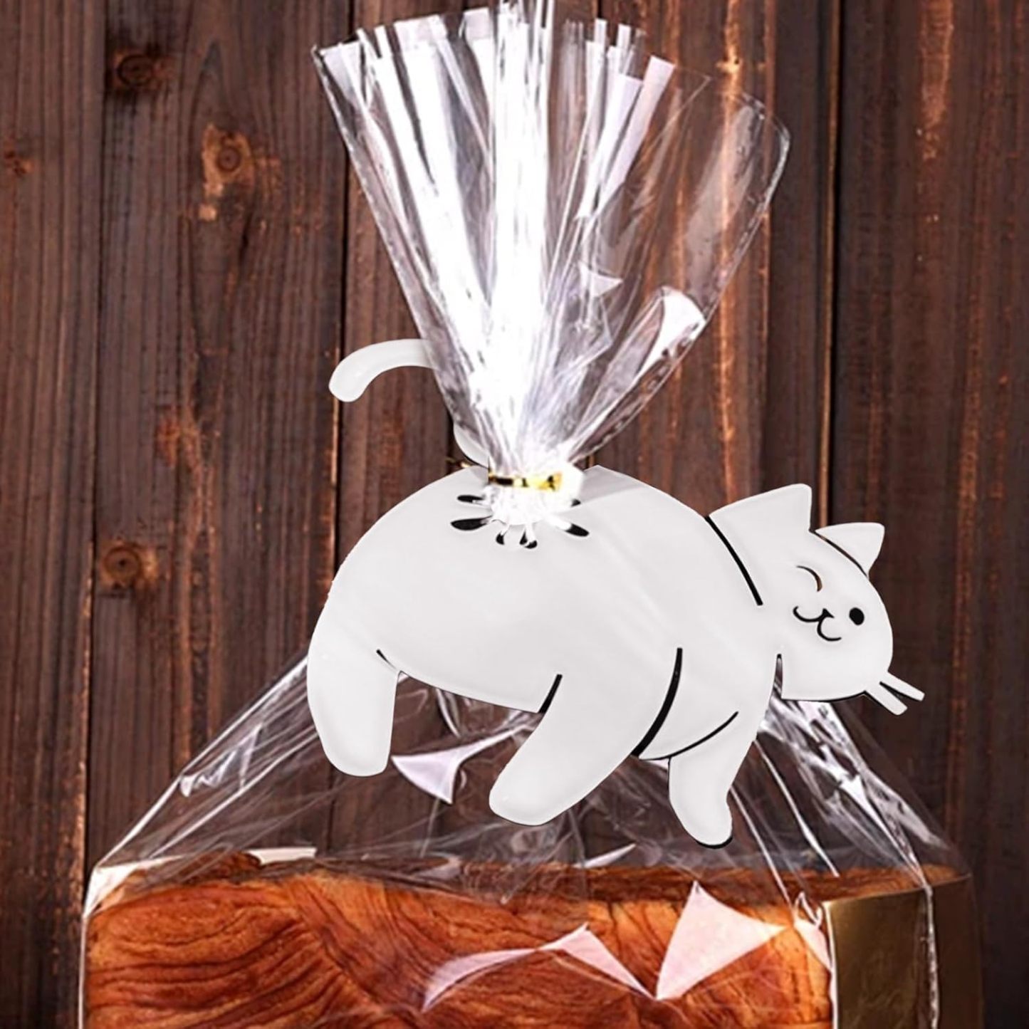Cat Butt Bread Clips, Funny Bag Clips for Food, Reusable Snack Sealer for Bread Bags, Cute Cat Butt Chip Clips, Fun Kitchen Accessory for Cat Lovers 