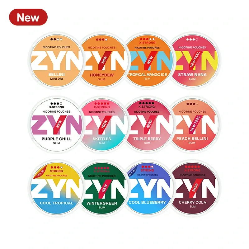 European Swedish ZYN  Pouches-New Flavors
