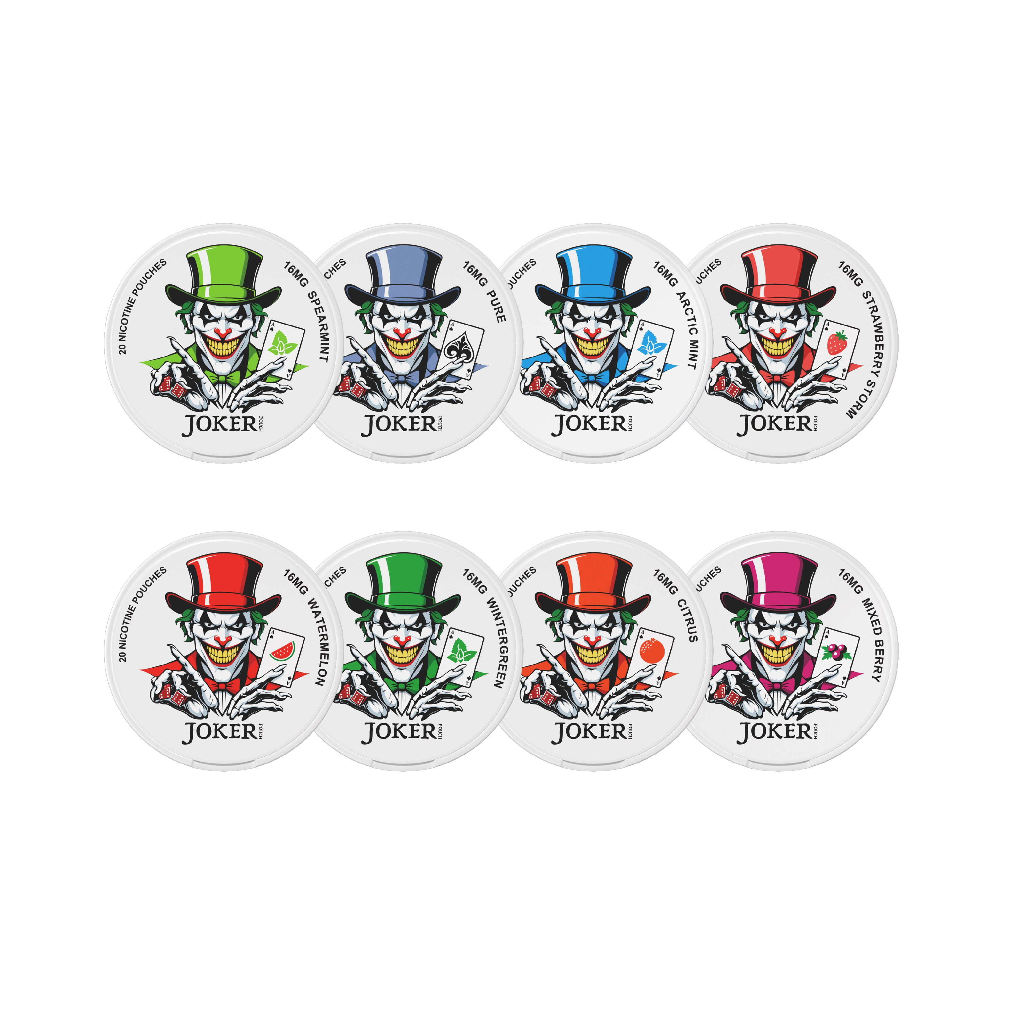 Joker Pouch 16mg with 8 Flavors Order Online