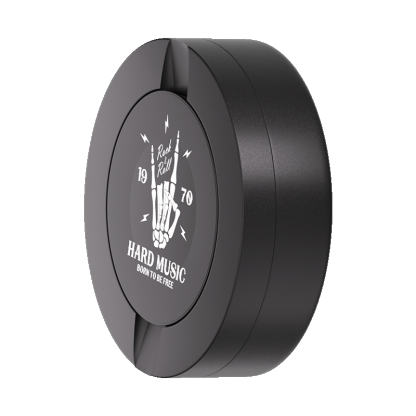 Black Metal Two-Tie Container Cans-Snustore