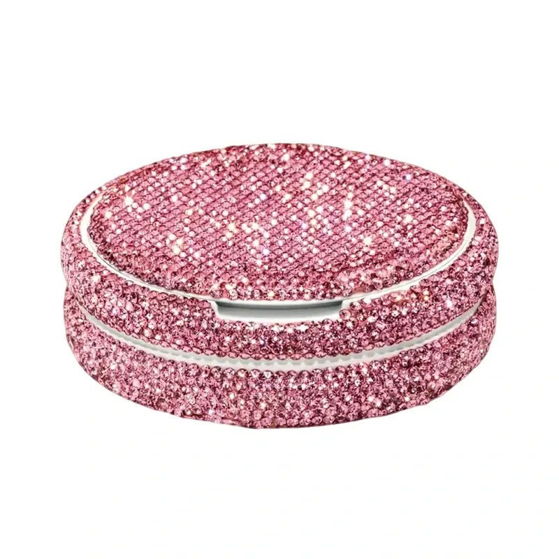 Rose Diamond Portable Case Pouch Container