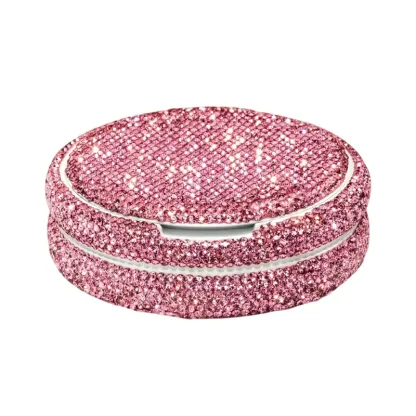 Rose Diamond Portable Case Pouch Container