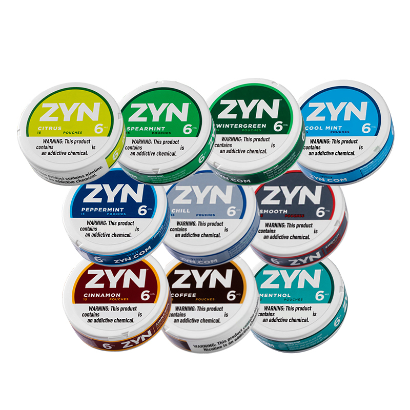 10 Flavors ZYN 3mg, 6mg Pouches Order Online