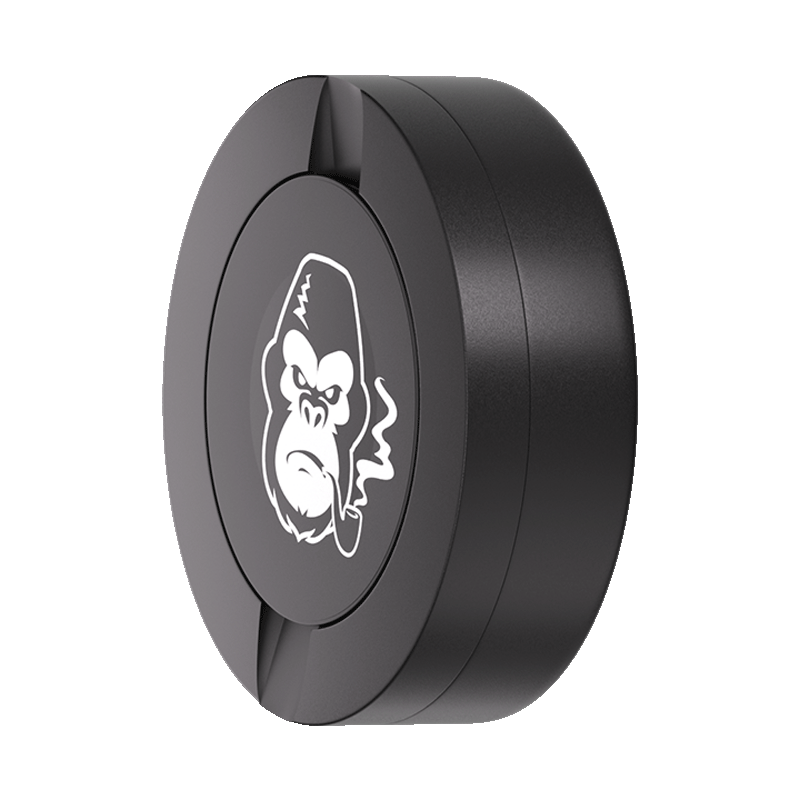 Black Metal Two-Tie Container Cans-Snustore