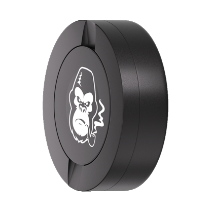 Black Metal Two-Tie Container Cans-Snustore