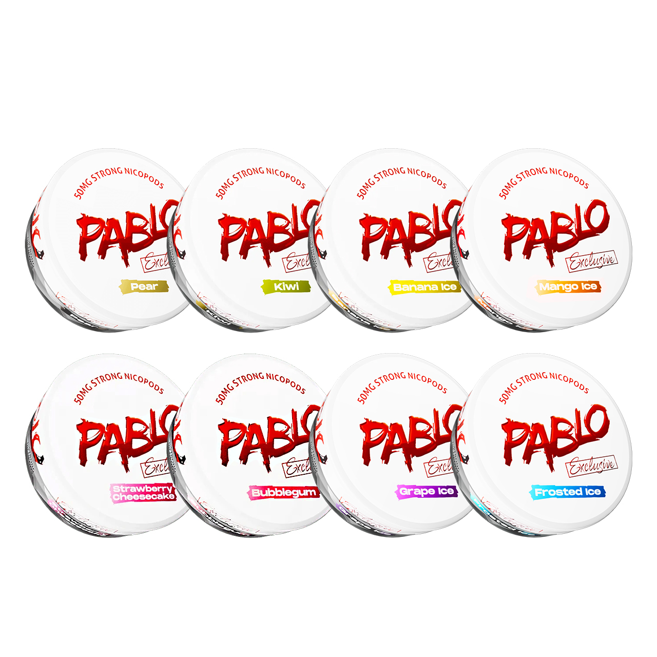 Pablo 50mg -All Flavors
