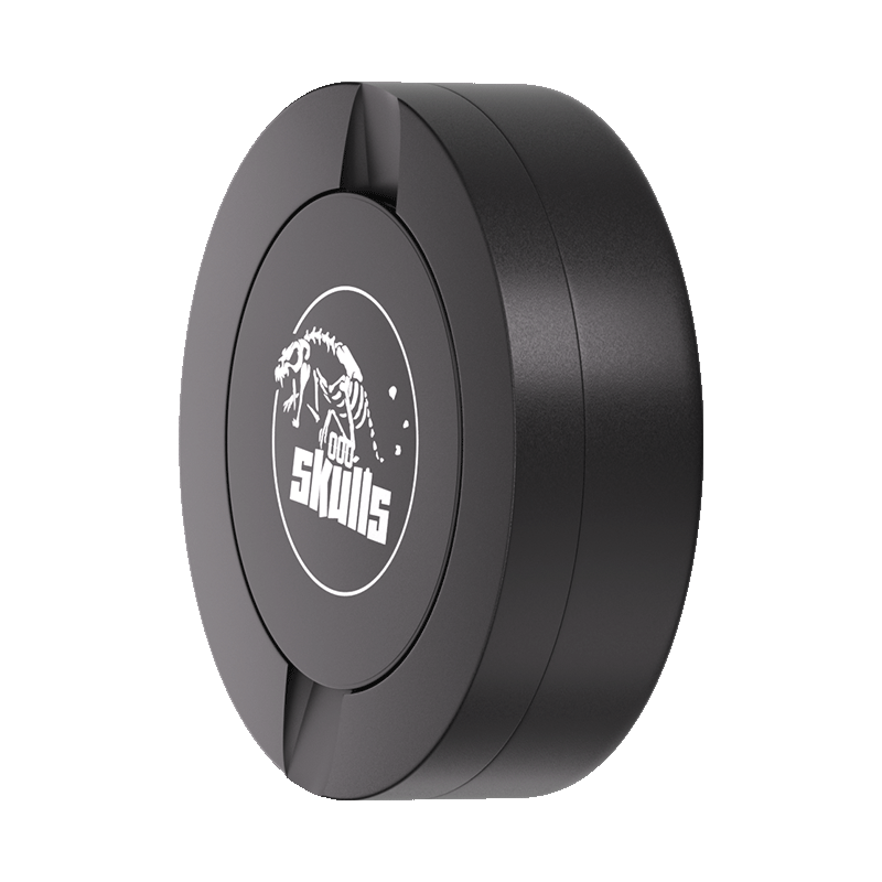 Black Metal Two-Tie Container Cans-Snustore