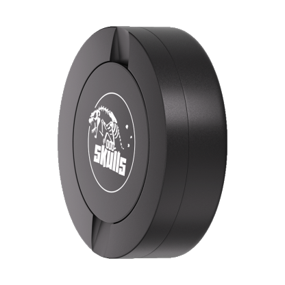 Black Metal Two-Tie Container Cans-Snustore