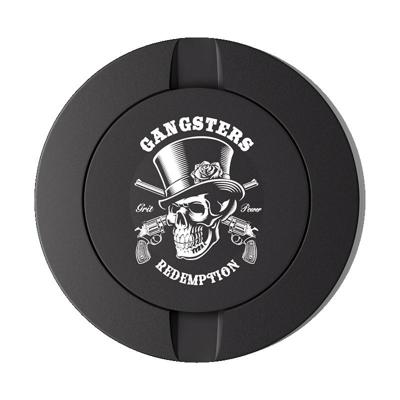 Black Metal Two-Tie Container Cans-Snustore