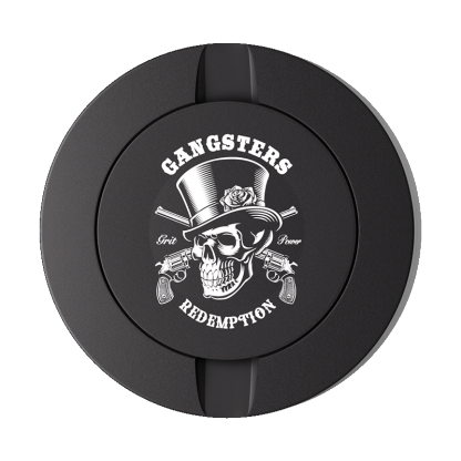 Black Metal Two-Tie Container Cans-Snustore